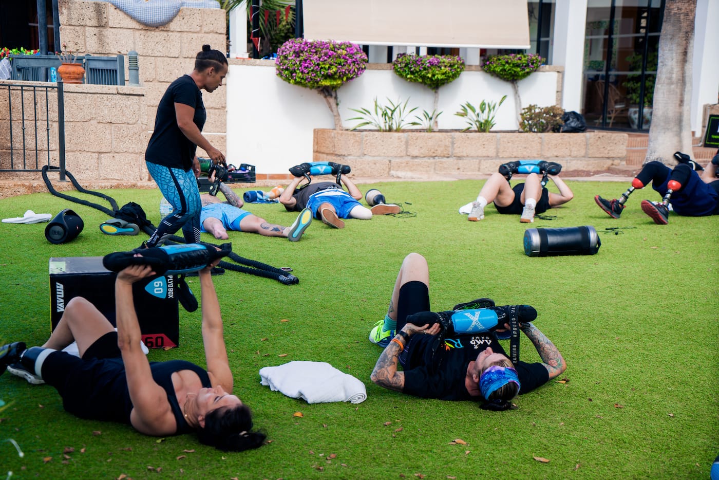 Luxury fitness boot camp in Spain